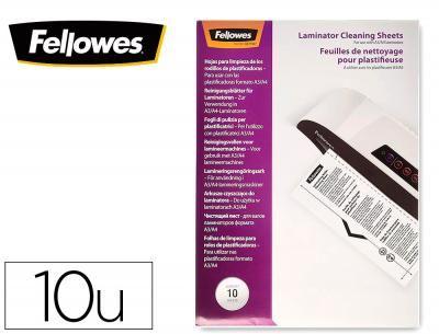 Folhas de Limpeza para Plastificadoras FELLOWES 5320604 (A4 - 10 unidades - Branco) — miniatura 2