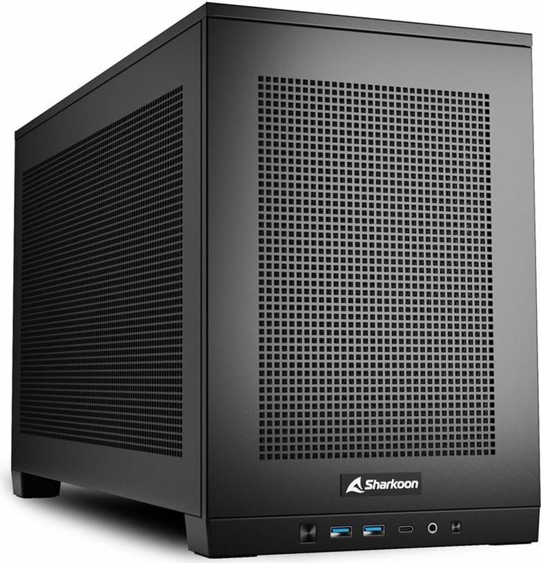 Caixa Mini-ITX SHARKOON Rebel C20 RGB ITX (Mini-ITX - 2,5" - Metal - Preto)