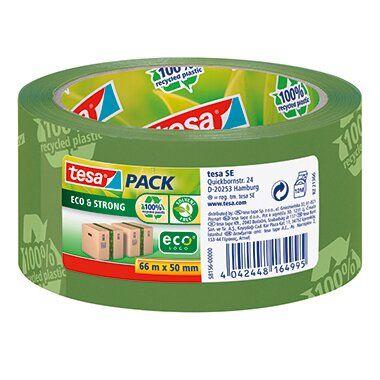 Fita Adesiva de Embalagem TESA tesapack Eco & Strong 58156-00000-00 (66 mt x 50 mm - Verde), miniatura 2