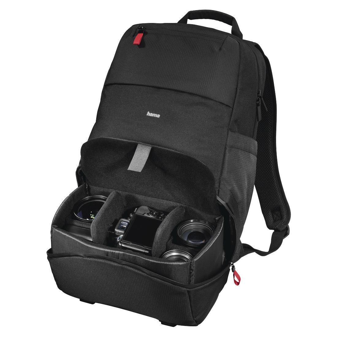 Mochila para Câmara HAMA Matera 160 (Compartimento para portátil até 15,4" - Preto) — miniatura 2