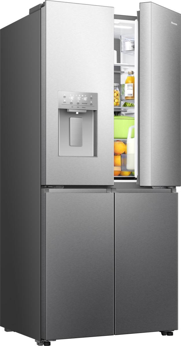 Frigorífico Americano Independente HISENSE RQ5P470SYID (483 l - ConnectLife - 178,5x79,4x69,8 cm - Cinzento Inox), miniatura 2