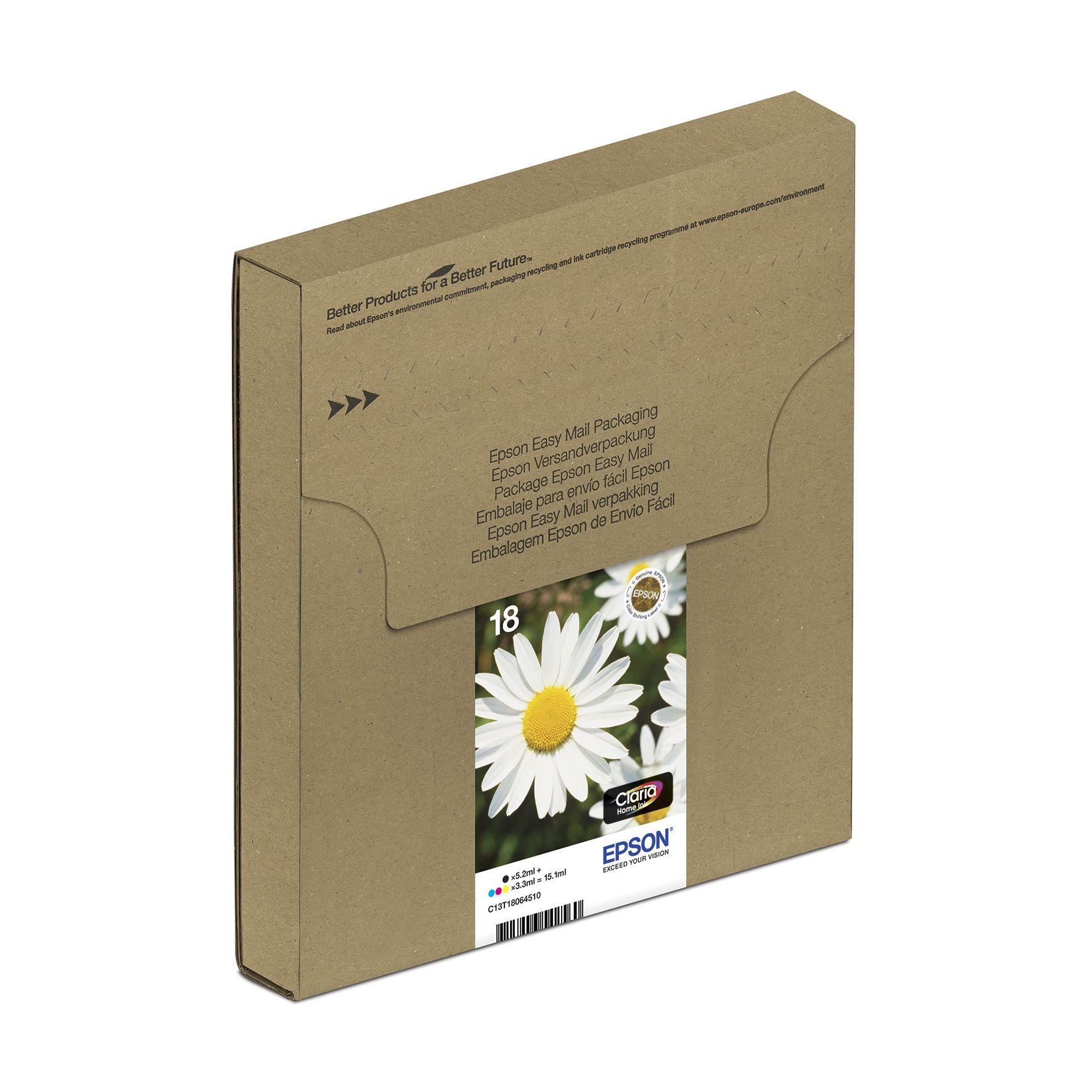 Multipack de Tinteiros EPSON 18 Daisy EasyMail C13T18064511 (4 Cores - Preto, Ciano, Magenta e Amarelo) — miniatura 11