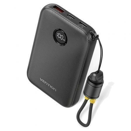 Powerbank VENTION FKAB0-C (10000mAh - USB Tipo-C - Preto)