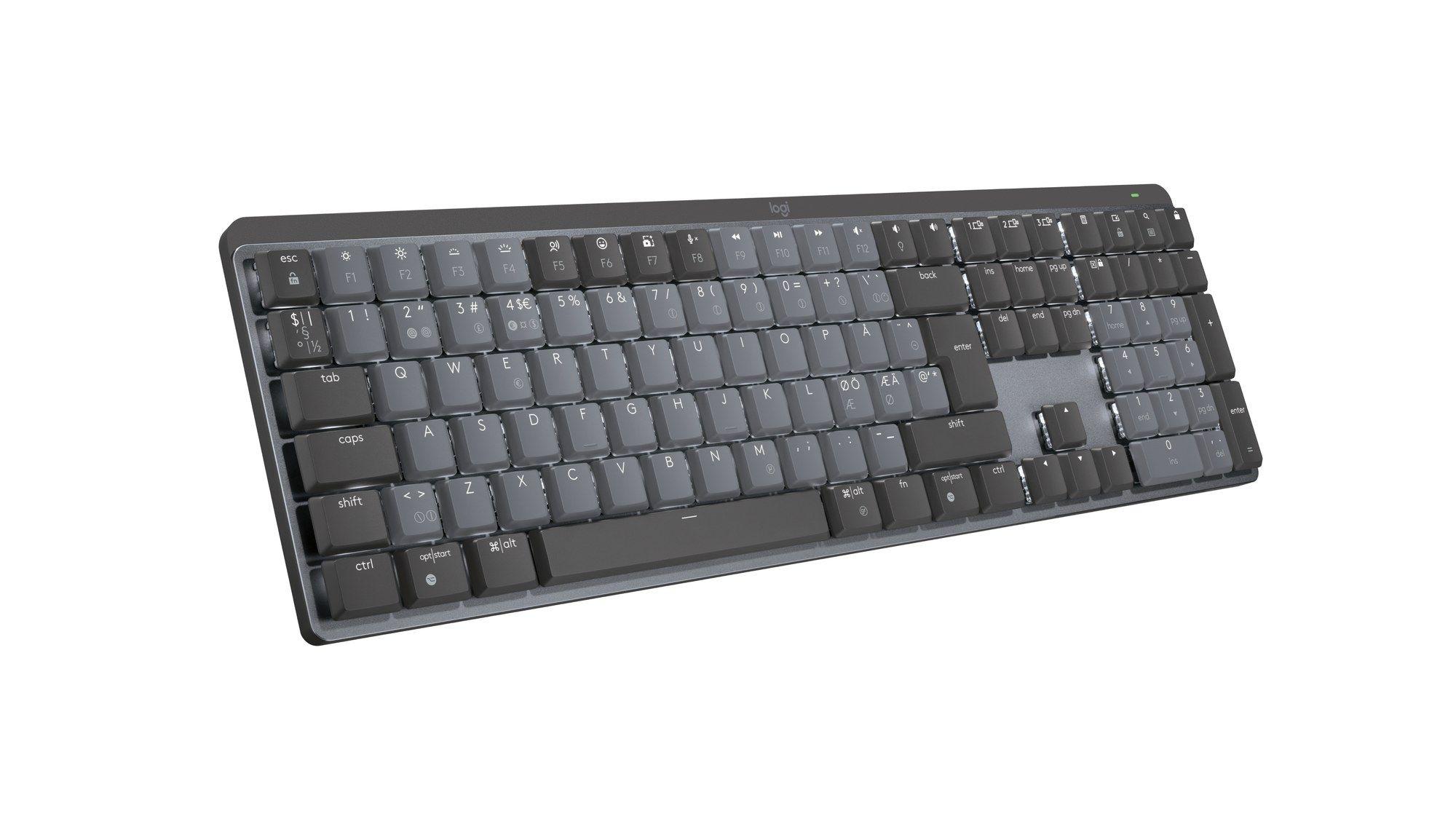 Teclado LOGITECH Master Series MX Mechanical (Nórdico - Mecânico Tactile Quiet - Tamanho completo - Grafite) — miniatura 7