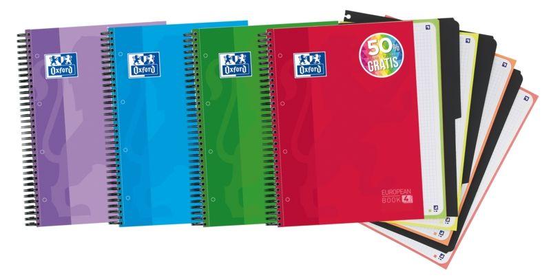 Caderno OXFORD School Classic Europeanbook 4 (Capa extradura - Cores sortidas)