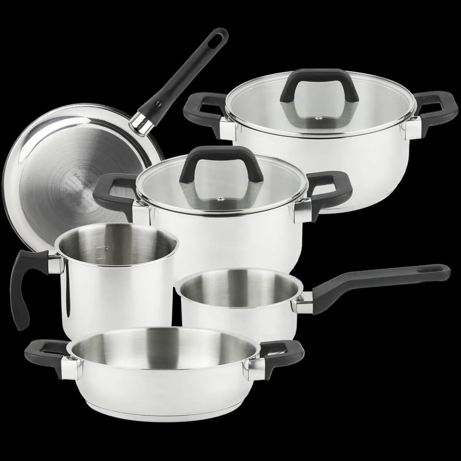 Conjunto de Panelas MAGEFESA Magnific (Aço inoxidável - Inox), miniatura 2
