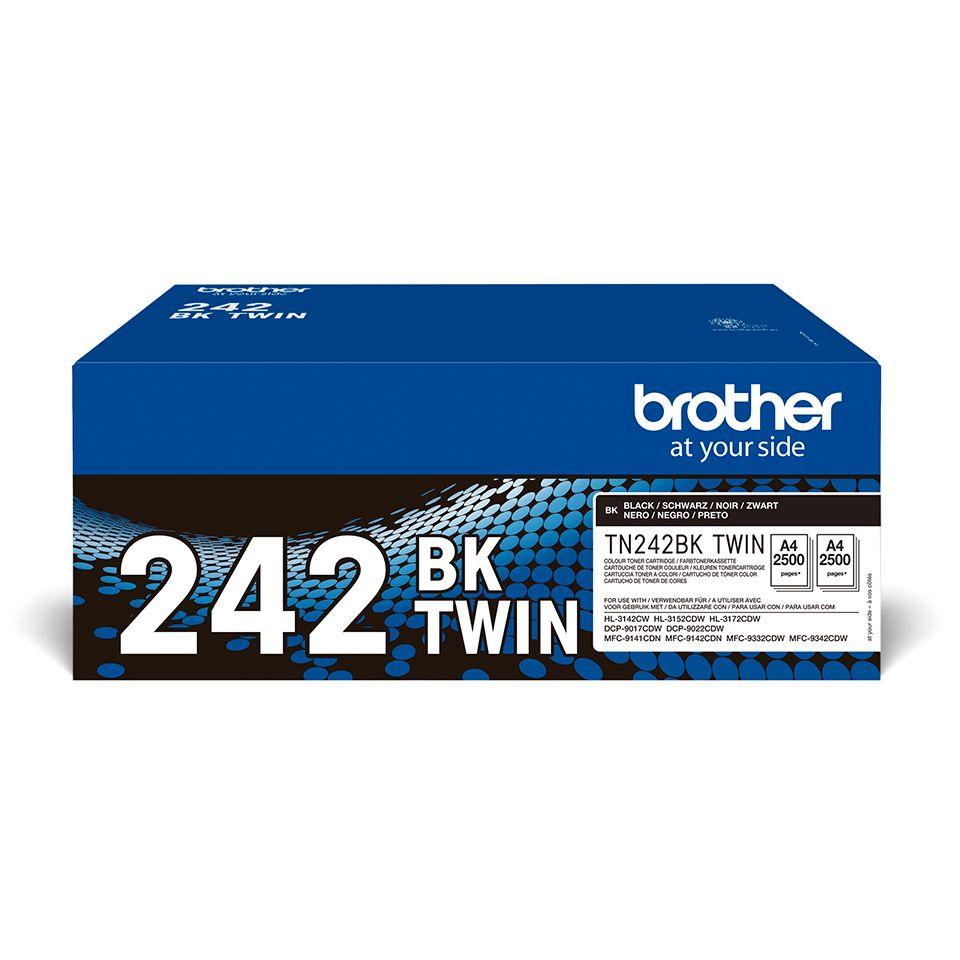 Toner BROTHER TN-242BKTWIN (2500 páginas - Preto)