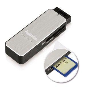 Leitor de Cartões de Memória HAMA 123900 (USB 3.2 Gen 1 - Preto e Prateado), miniatura 3