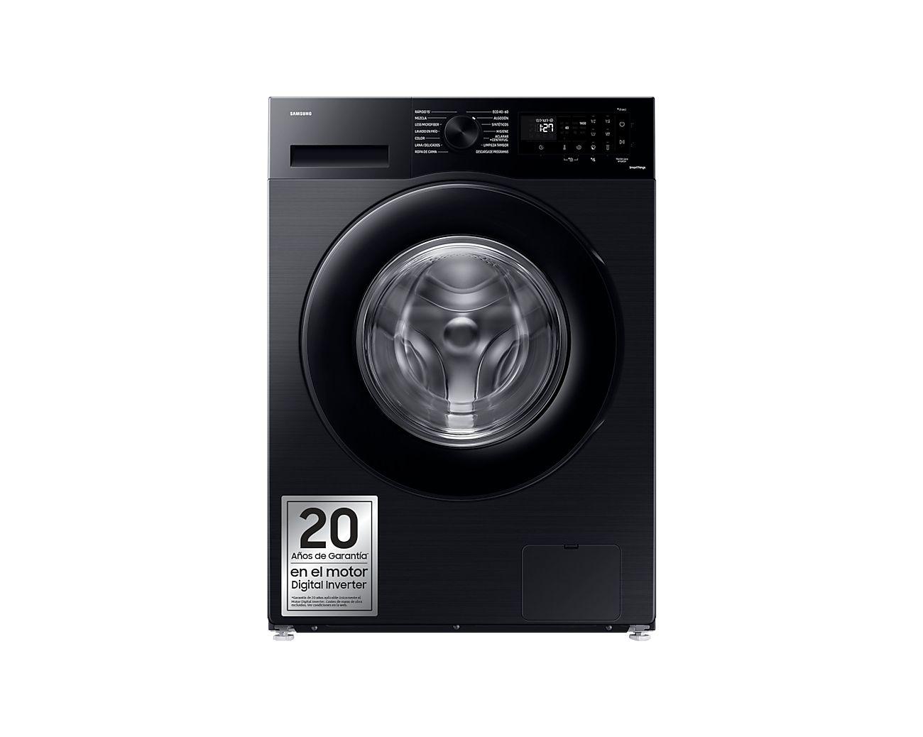 Máquina de Lavar Roupa Independente SAMSUNG WW90CGC04DABEC (1400 RPM - B - A - Preto)