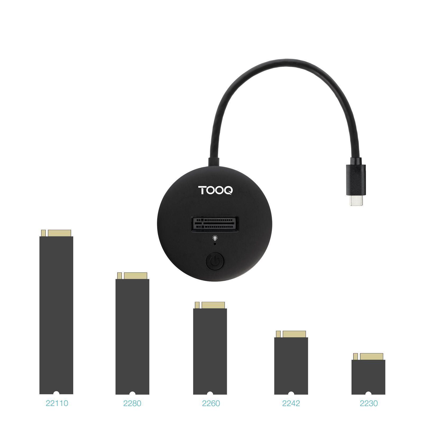 Docking Station para SSD M.2 TOOQ TQDS-100B (8 TB - M.2 " - PCI Express NVMe - Preto) — miniatura 3