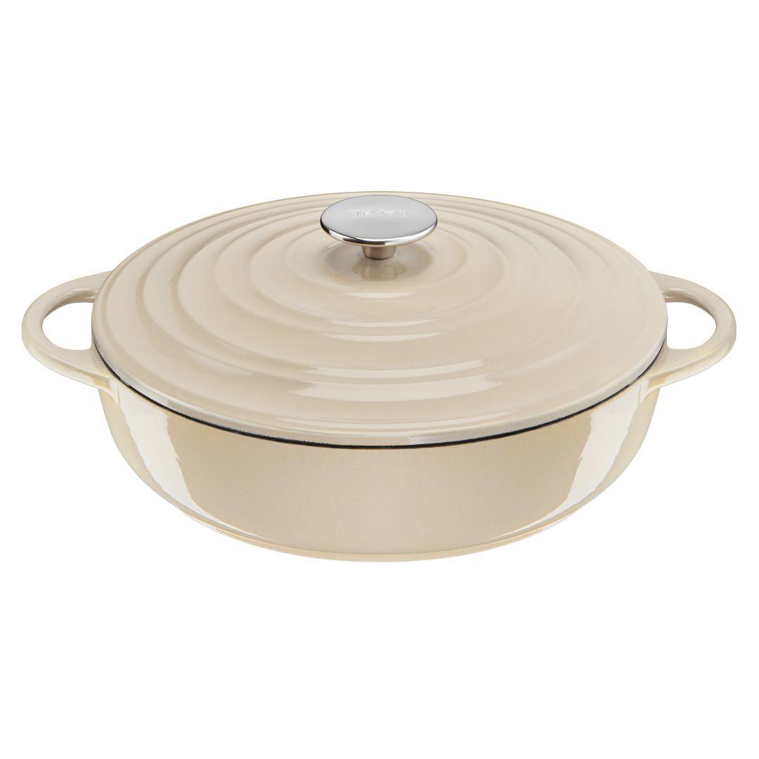 Caçarola de Ferro Fundido TEFAL LOV E25972 (Ferro fundido - Bege)