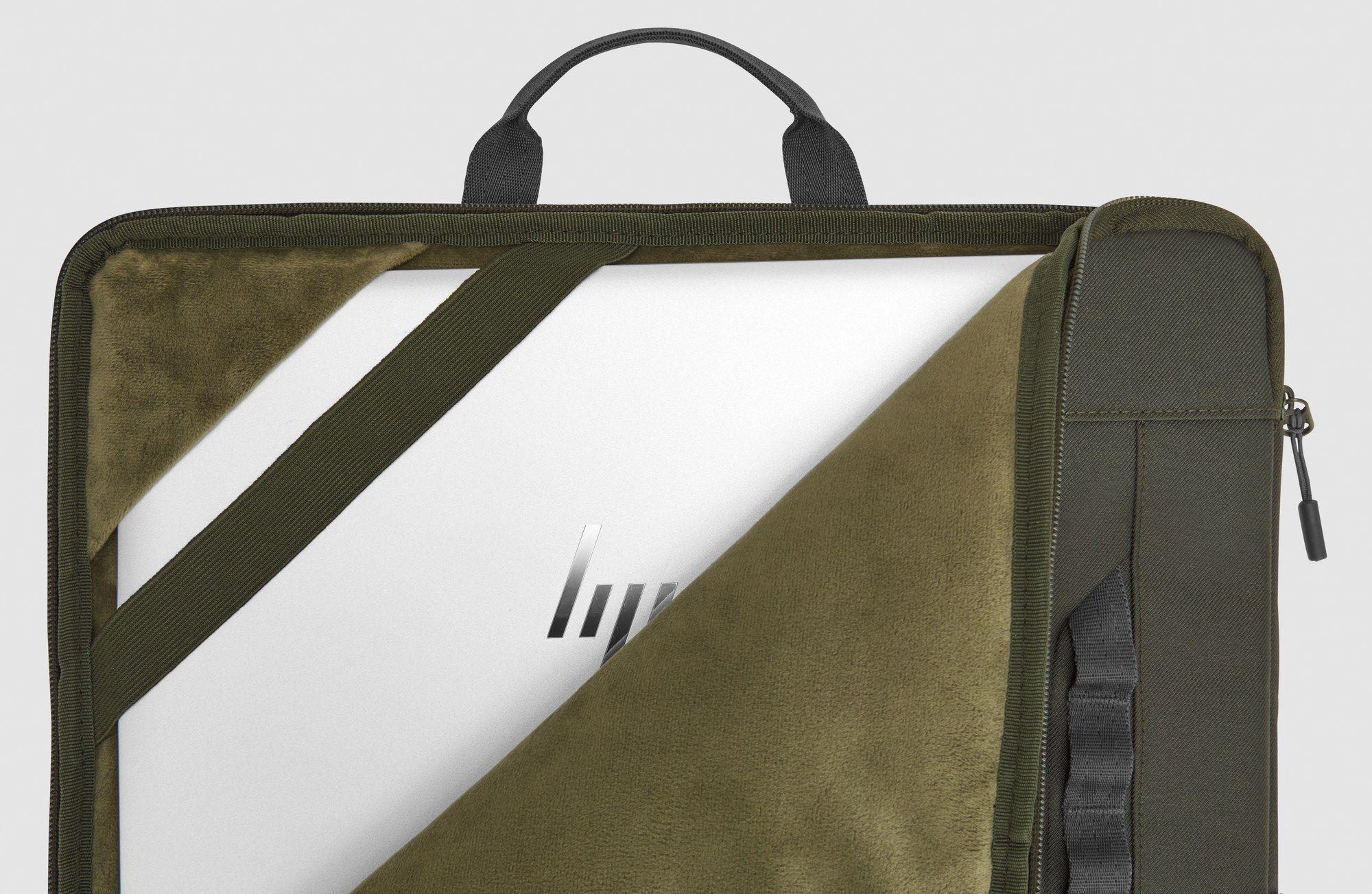 Mala para Portátil HP Modular 9J4C3AA (6 l - Poliéster - 39,6 cm - Verde e Cinzento), miniatura 2