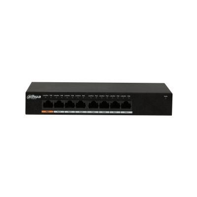 Switch DAHUA PFS3008-8GT-96 (Gigabit Ethernet - 20 Gbit/s - L2 - Preto)