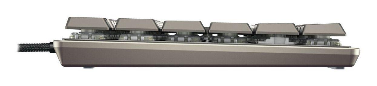 Teclado CHERRY KC 500 MX LP (Alemão - Tamanho completo - USB - Cinzento) — miniatura 4
