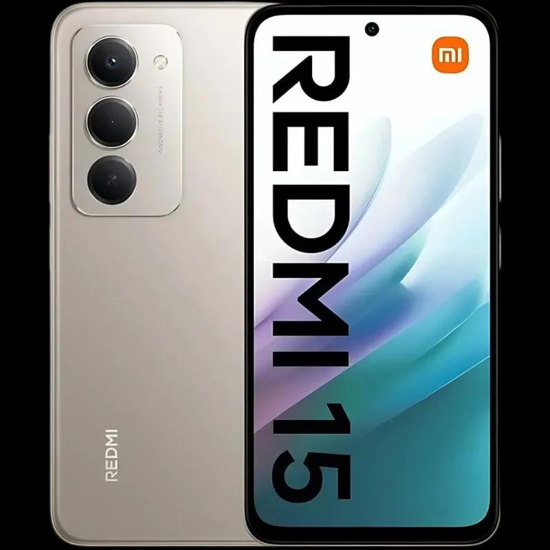 Smartphone XIAOMI Redmi 15 4G (6GB/128GB - 6,9" - Cinzento Titânio)