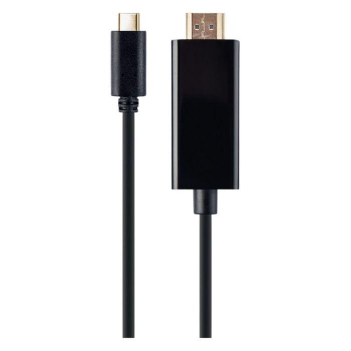 Cabo Adaptador USB-C para HDMI GEMBIRD A-CM-HDMIM-01 (2 m - USB-C - Preto) — miniatura 2