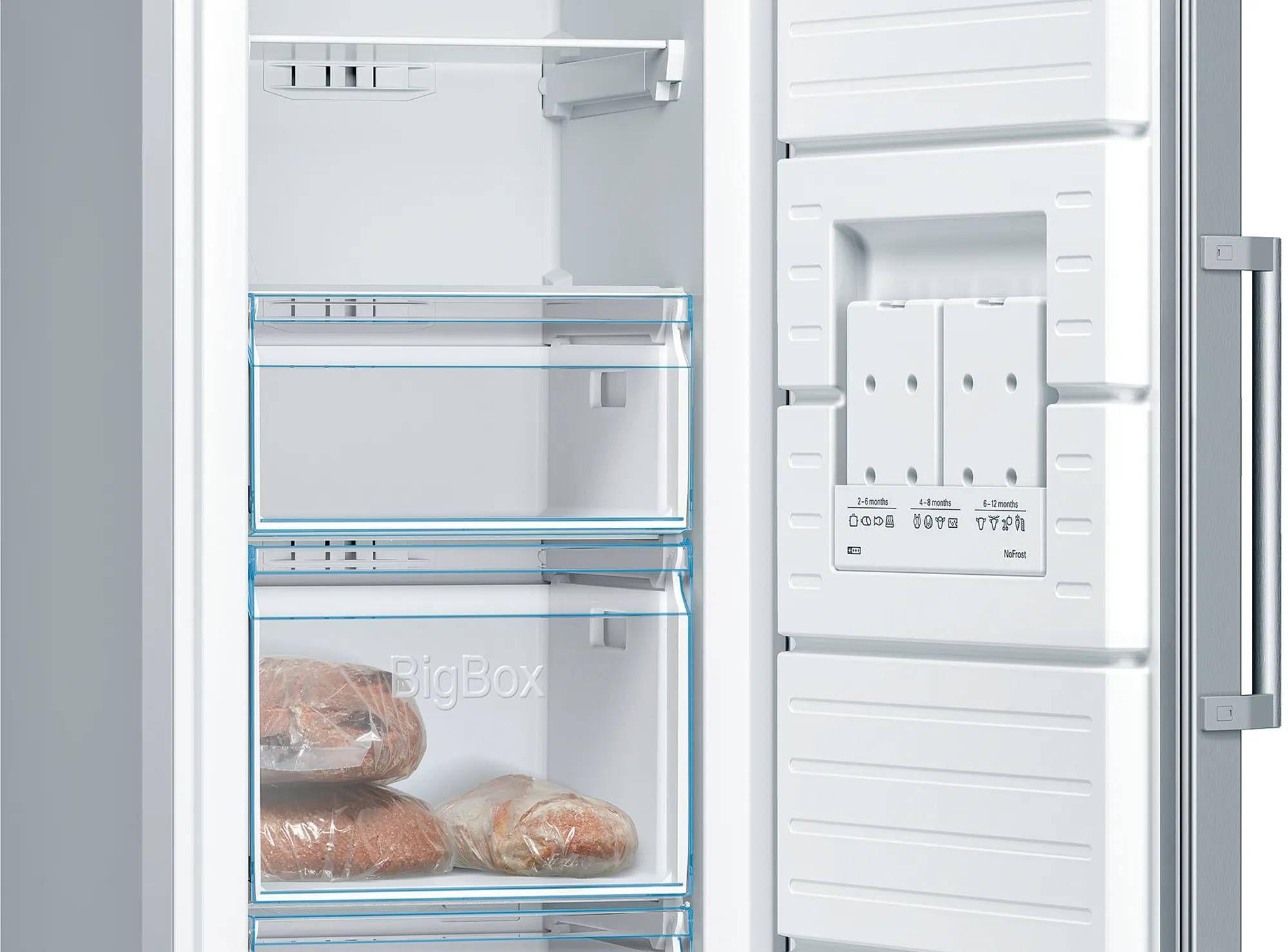 Arca Vertical Independente BOSCH GSN36VIEP (Altura 186 cm - 60 cm - 186 cm - Inox), miniatura 4