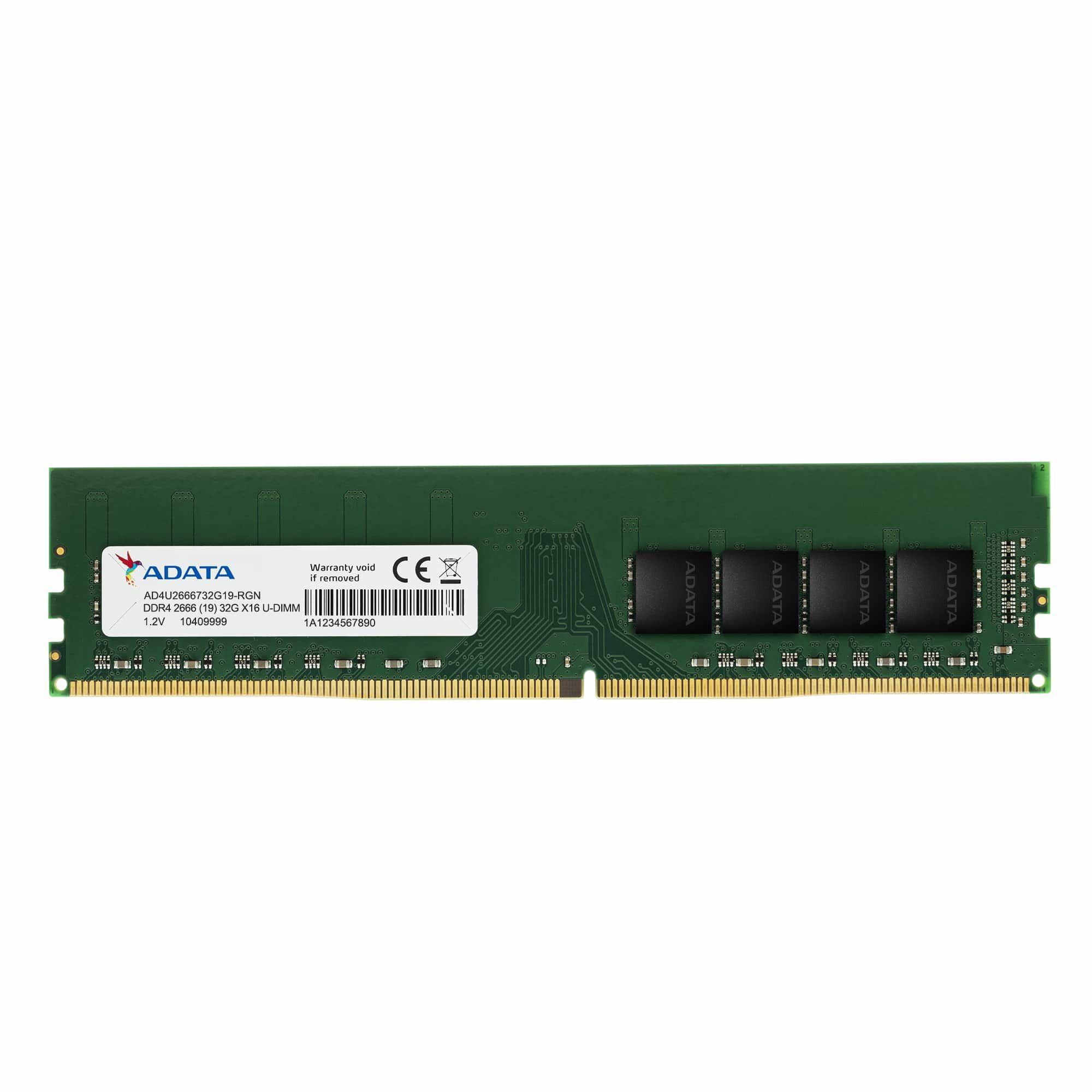 Memória RAM ADATA AD4U26668G19-SGN (2666 MHz - 8 GB - DIMM)