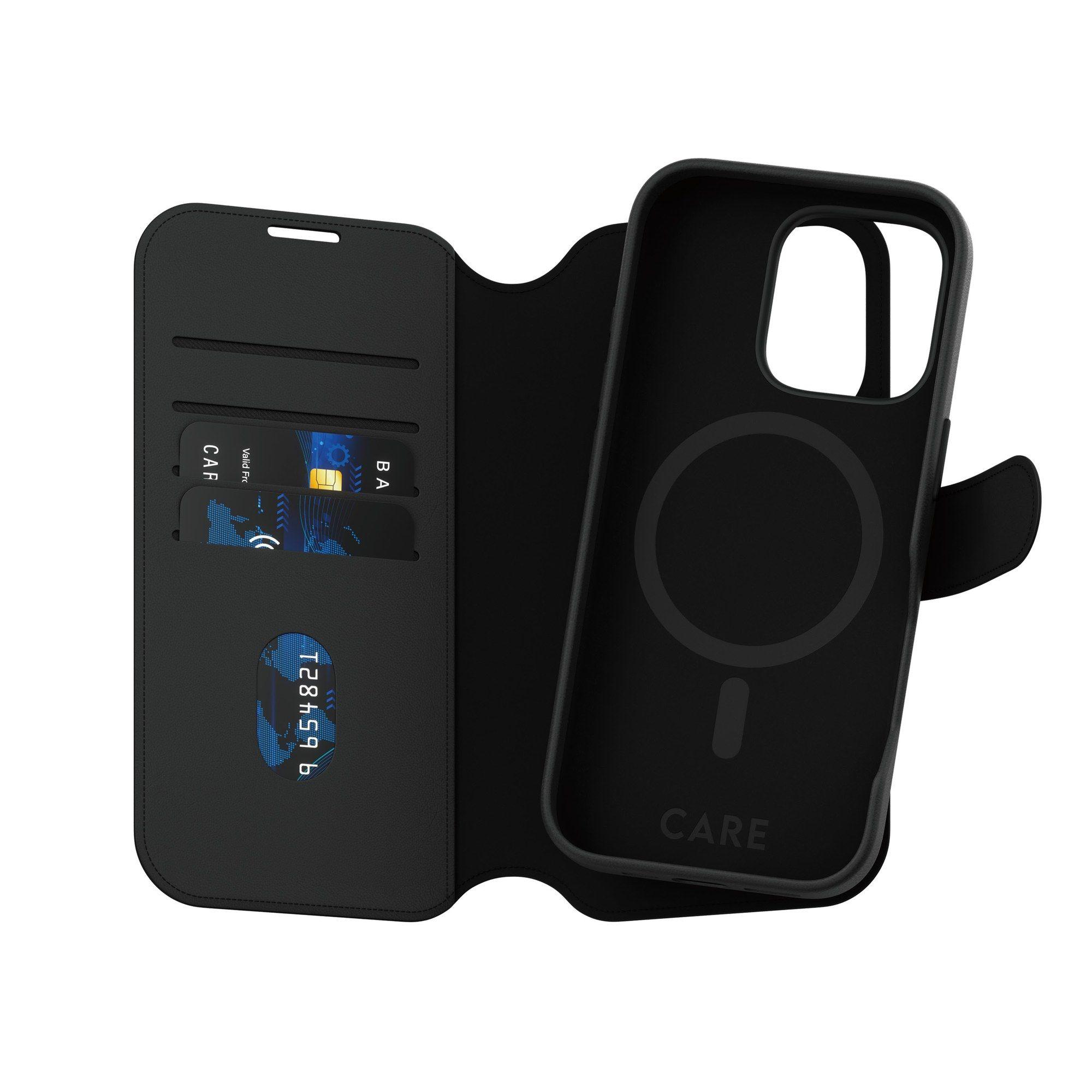 Capa para Telemóvel PANZERGLASS CARE Feature Tango 2-in-1 Wallet Case iPhone 16 Pro (Apple iPhone 16 Pro - Apple - Policarbonato - Preto)