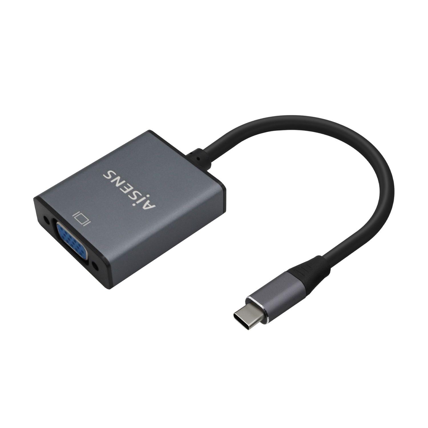 Conversor AISENS A109-0691 (0,15 m - USB Type-C - Cinzento)
