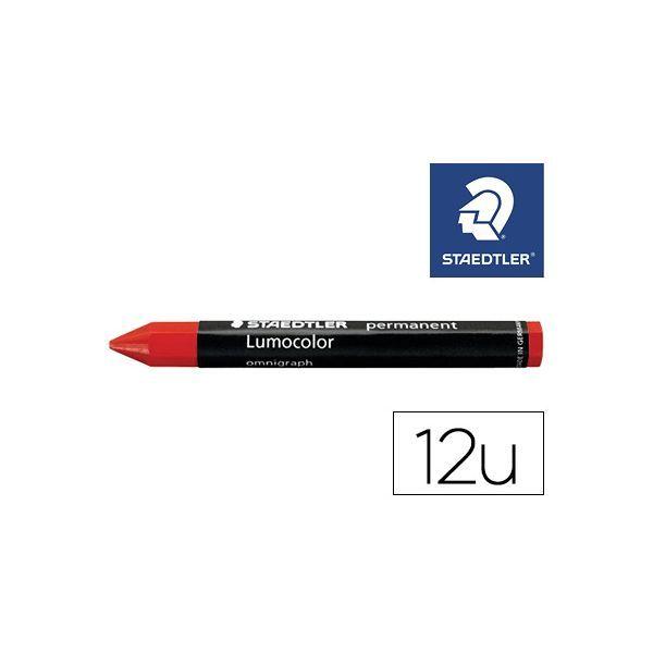 Lápis de Cera Permanente STAEDTLER Lumocolor Omnigraph 236-2 (Vermelho) — miniatura 2