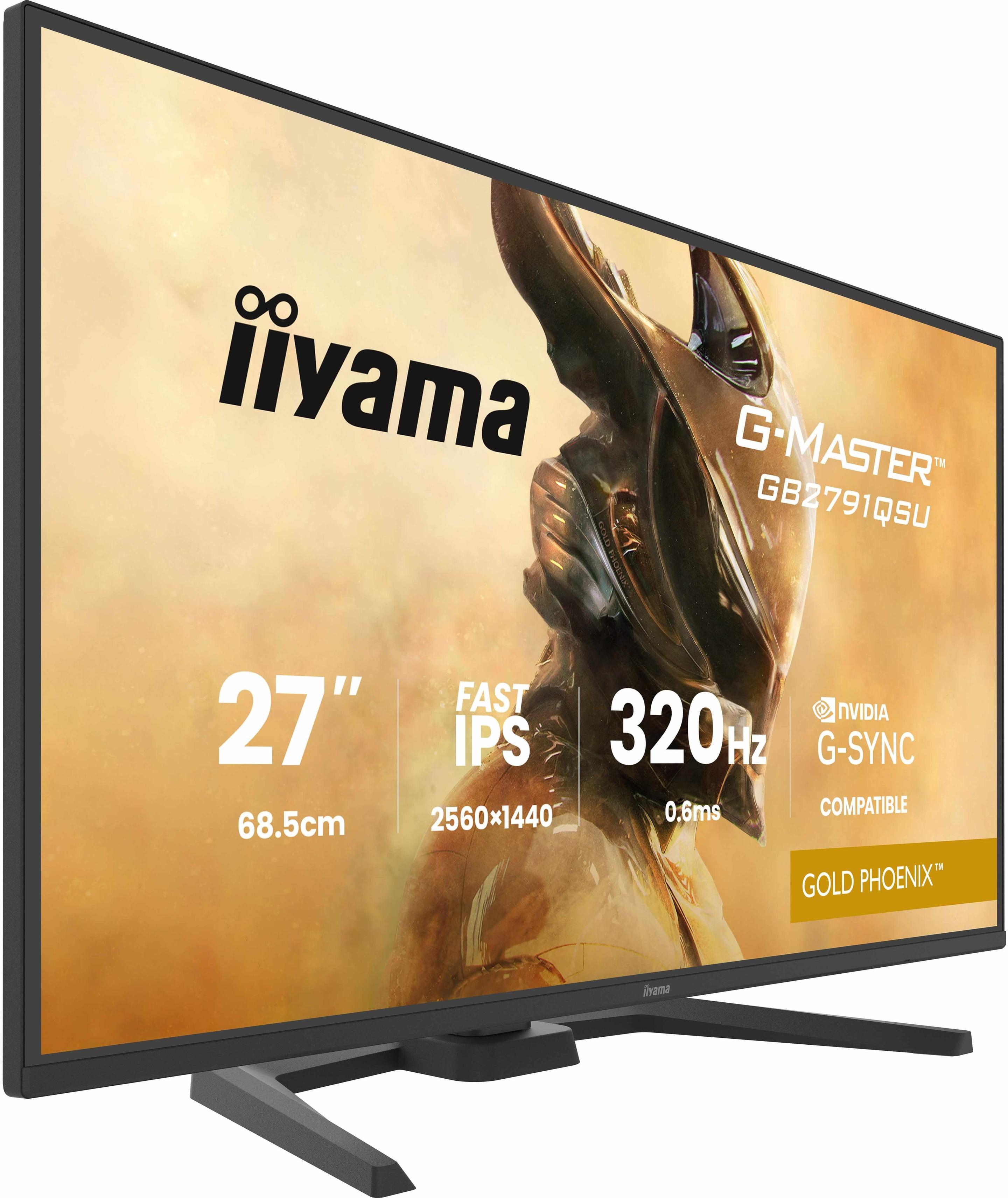Monitor IIYAMA G-MASTER GB2791QSU-B1 (27" - Fast IPS - 320 Hz - Preto) — miniatura 4