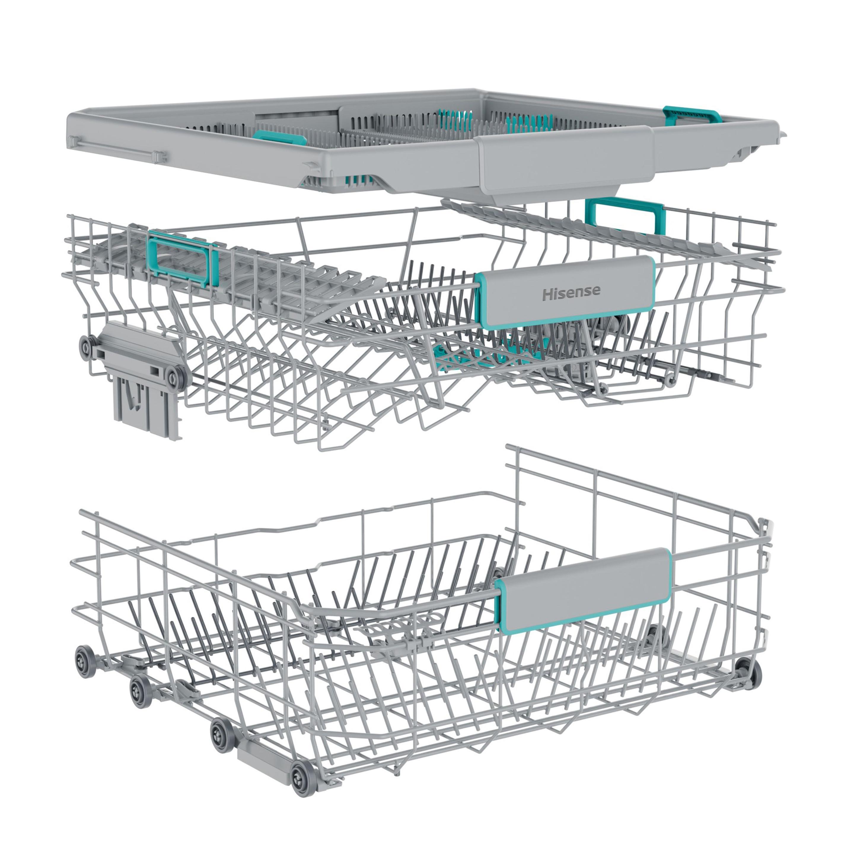 Máquina de Lavar Loiça Independente HISENSE HS663A90XUK (Largura 60 cm - 16 talheres - B - Inox), miniatura 8