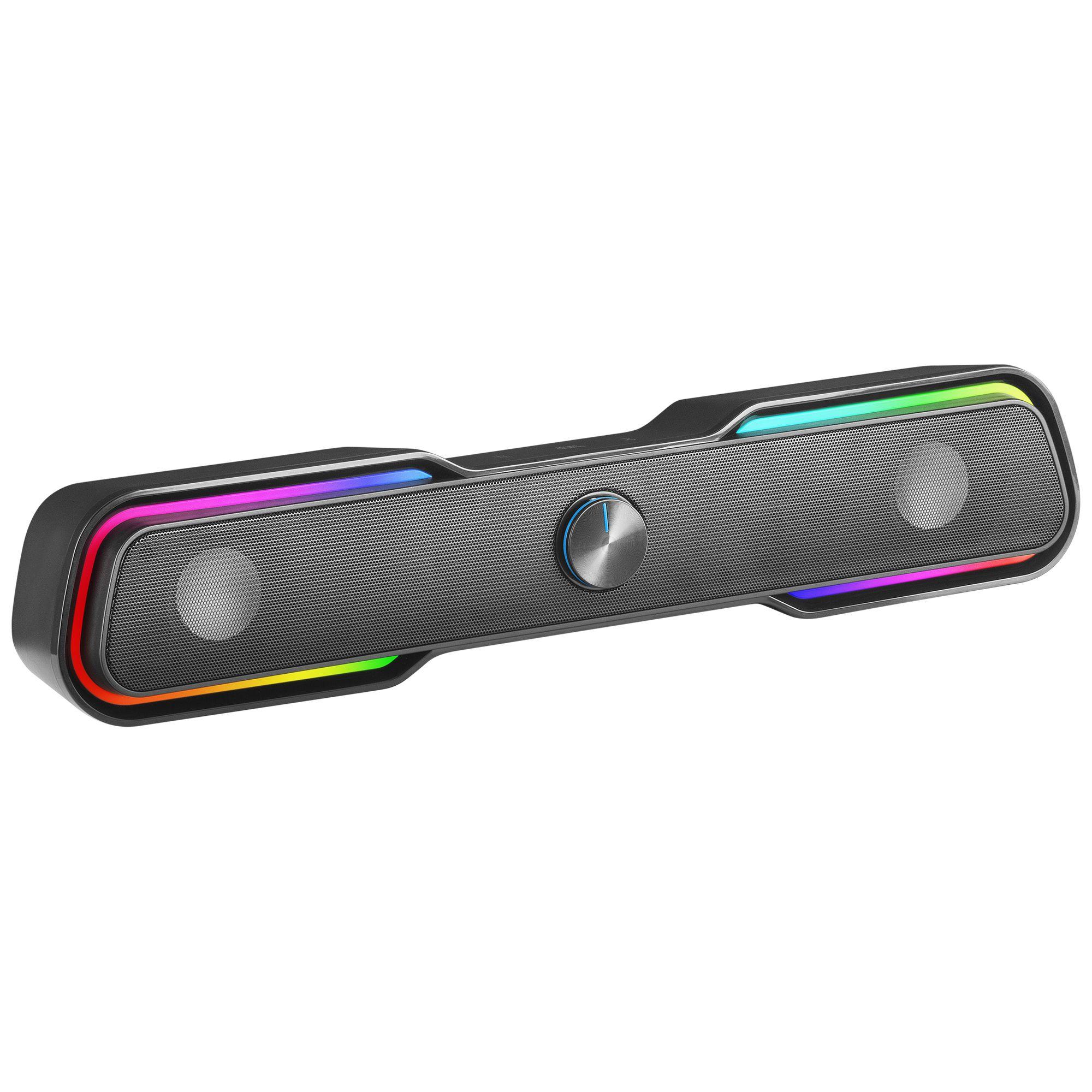 Barra de Som MARS GAMING MSBX (10 W - Com fios e sem fios - Preto)