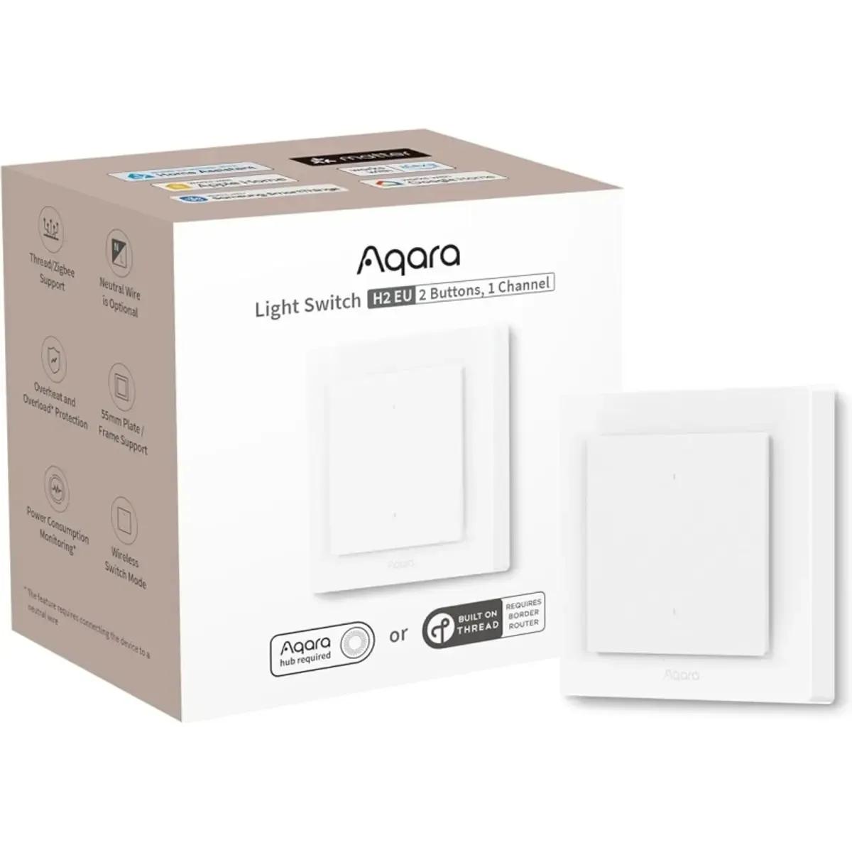 Interruptor Inteligente AQARA H2 EU (Branco) — miniatura 2