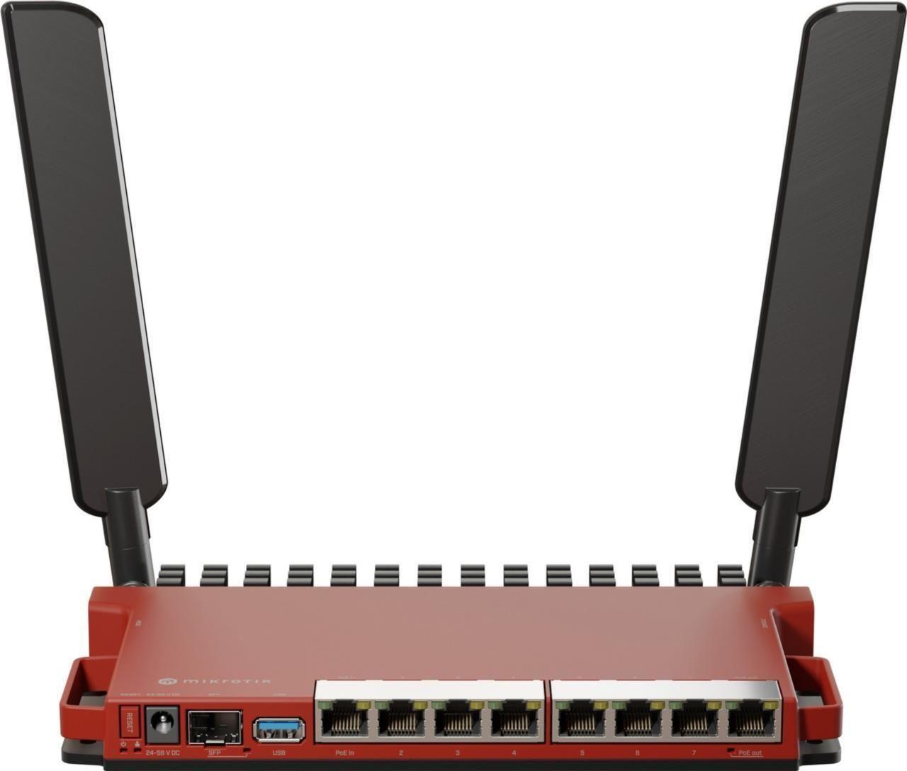 Router MIKROTIK L009UiGS-2HaxD-IN (WiFi 6 - 2,4 GHz - Gigabit Ethernet - Vermelho), miniatura 2