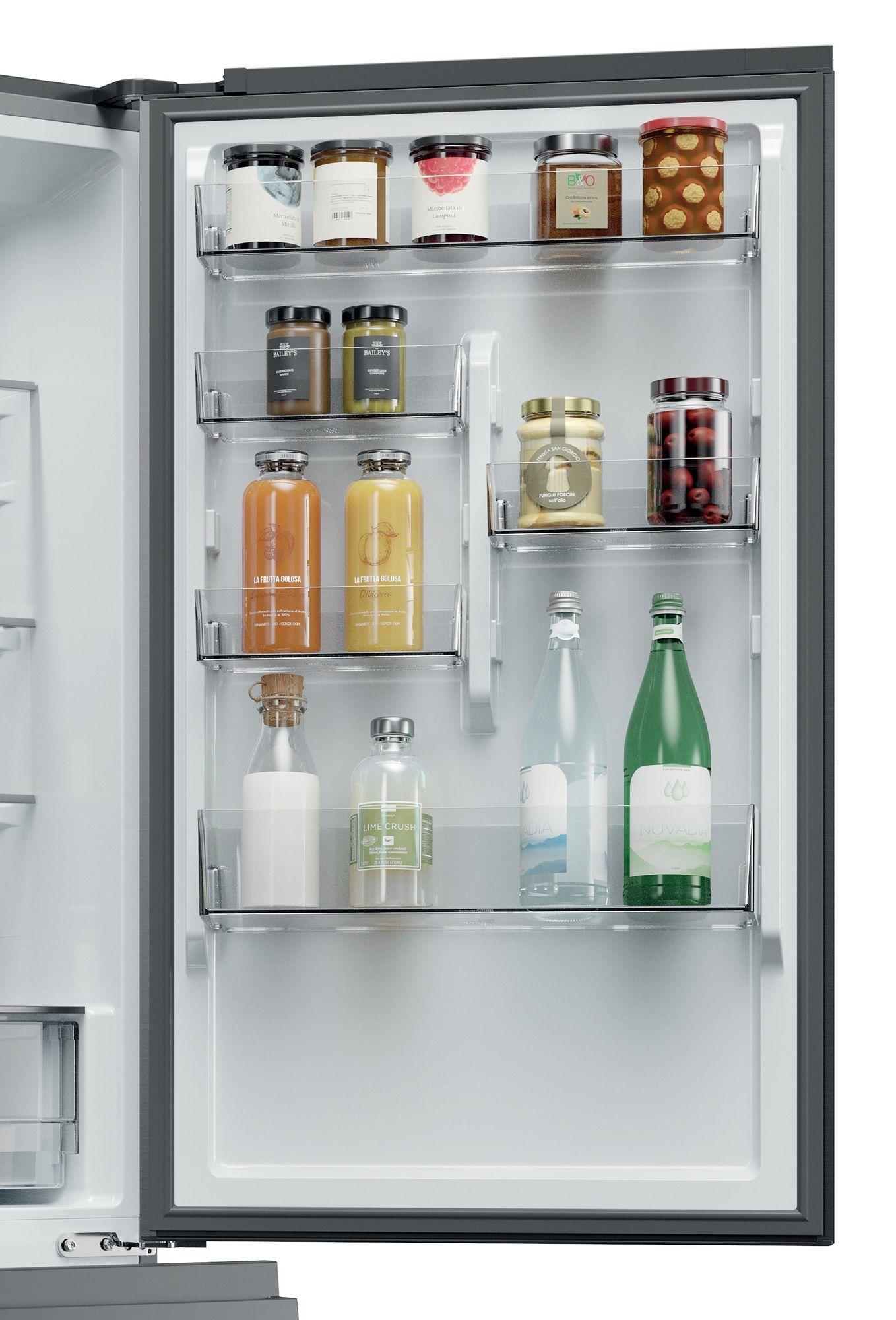 Frigorífico Combinado Independente HAIER HTW3618ENMG (360 l - hOn - 185x59,5x66,7 cm - Inox) — miniatura 8