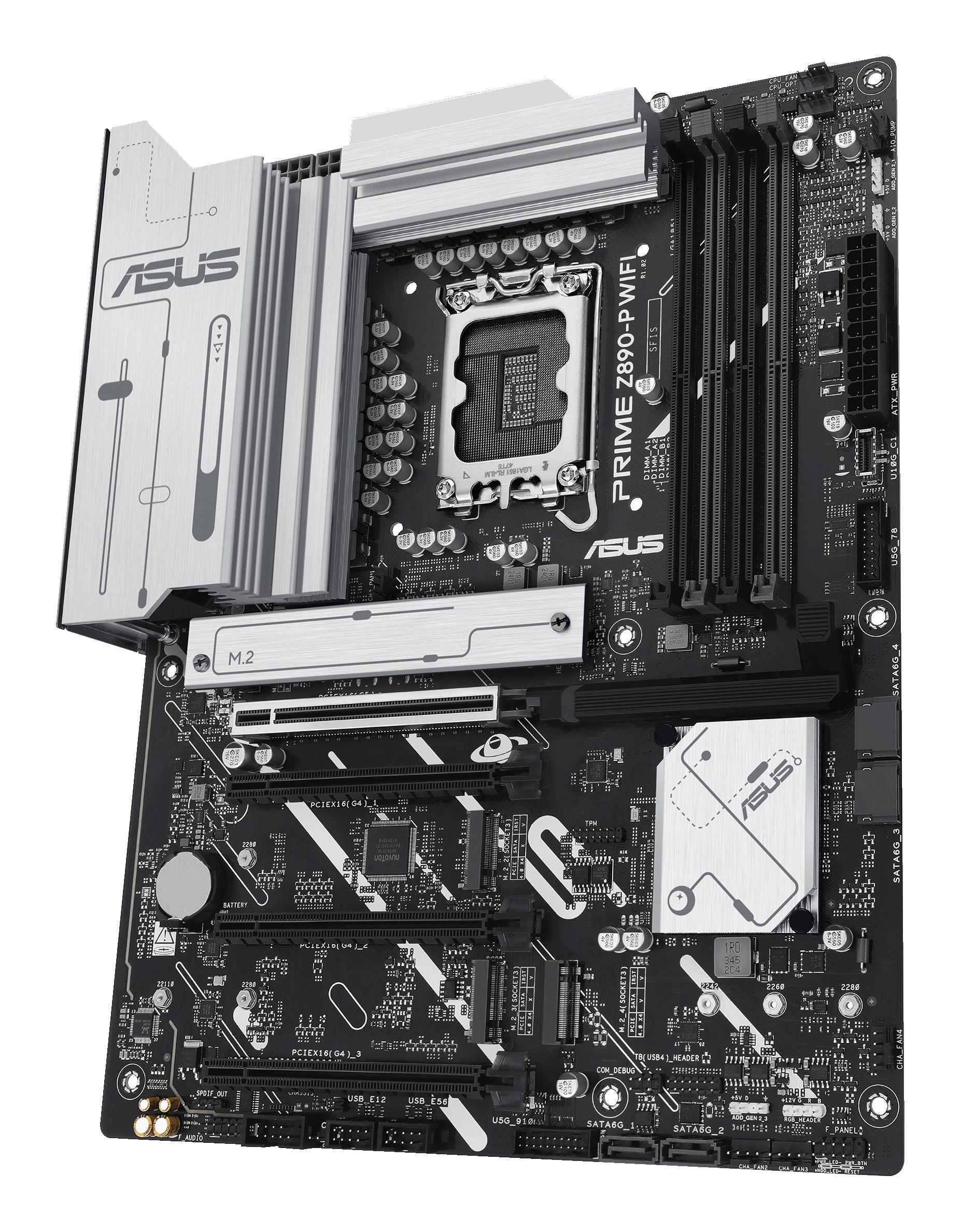 Motherboard ASUS PRIME Z890-P WIFI (LGA 1851 (Socket V1) - Intel Core Ultra - ATX - Preto), miniatura 6
