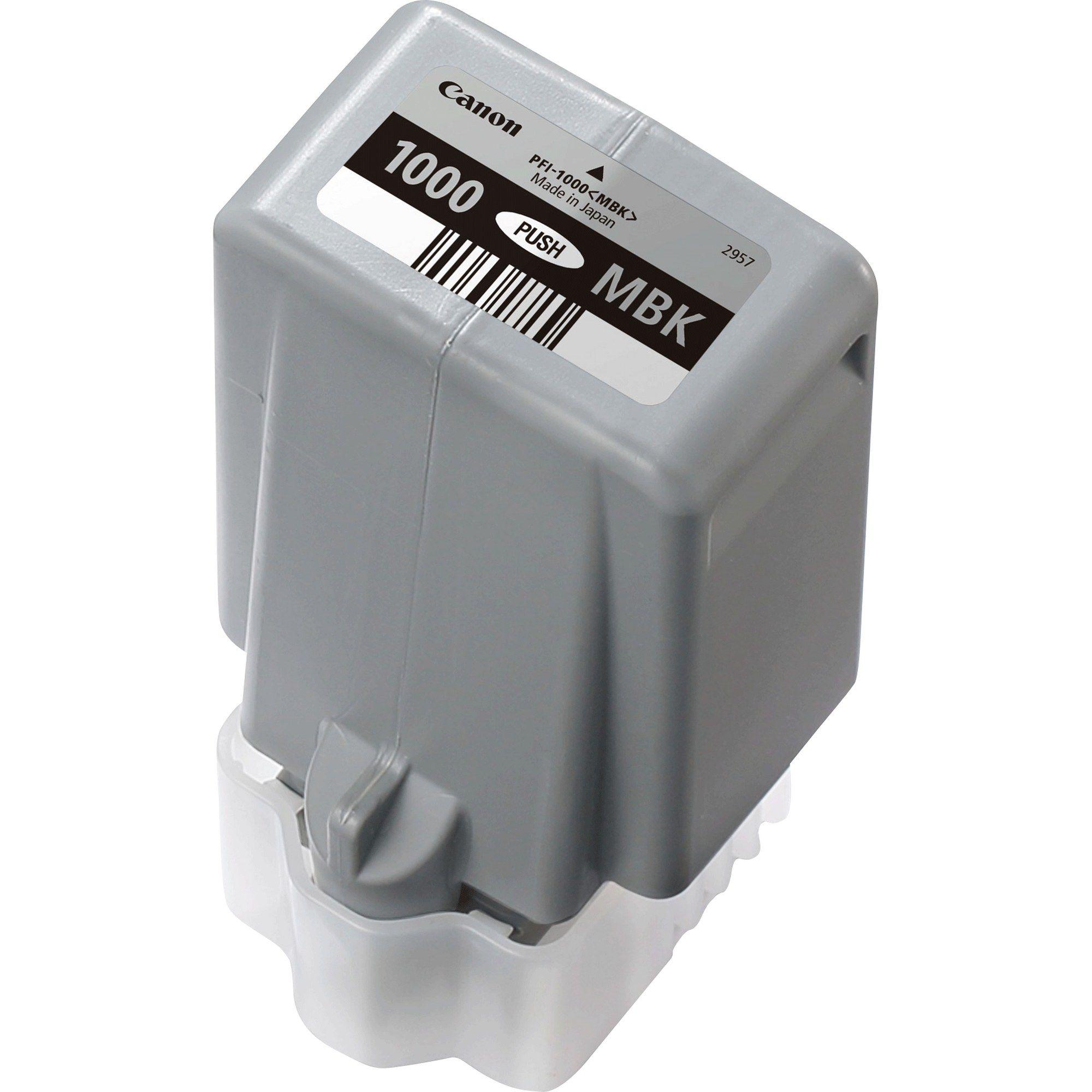 Tinteiro CANON PFI-1000MBK (5490 páginas - Preto Mate)