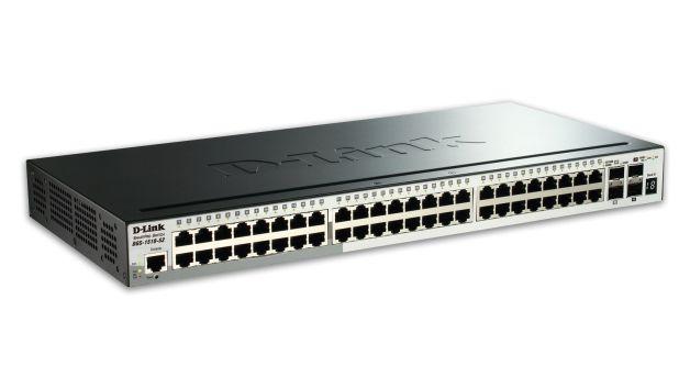 Switch D-LINK DGS-1510-52X/E (Gigabit Ethernet - 3 MB - 176 Gbit/s - Preto) — miniatura 2