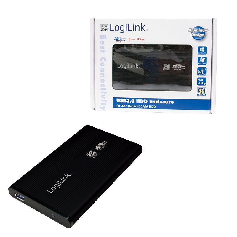 Caixa Externa SATA 2,5" LOGILINK UA0106 (2.5" - USB 3.2 Gen 1 - Preto) — miniatura 3
