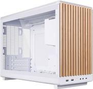 Caixa Micro-ATX LIAN LI A3W-WDG (Micro ATX, Mini-ITX - Micro Tower - Branco/Madeira)