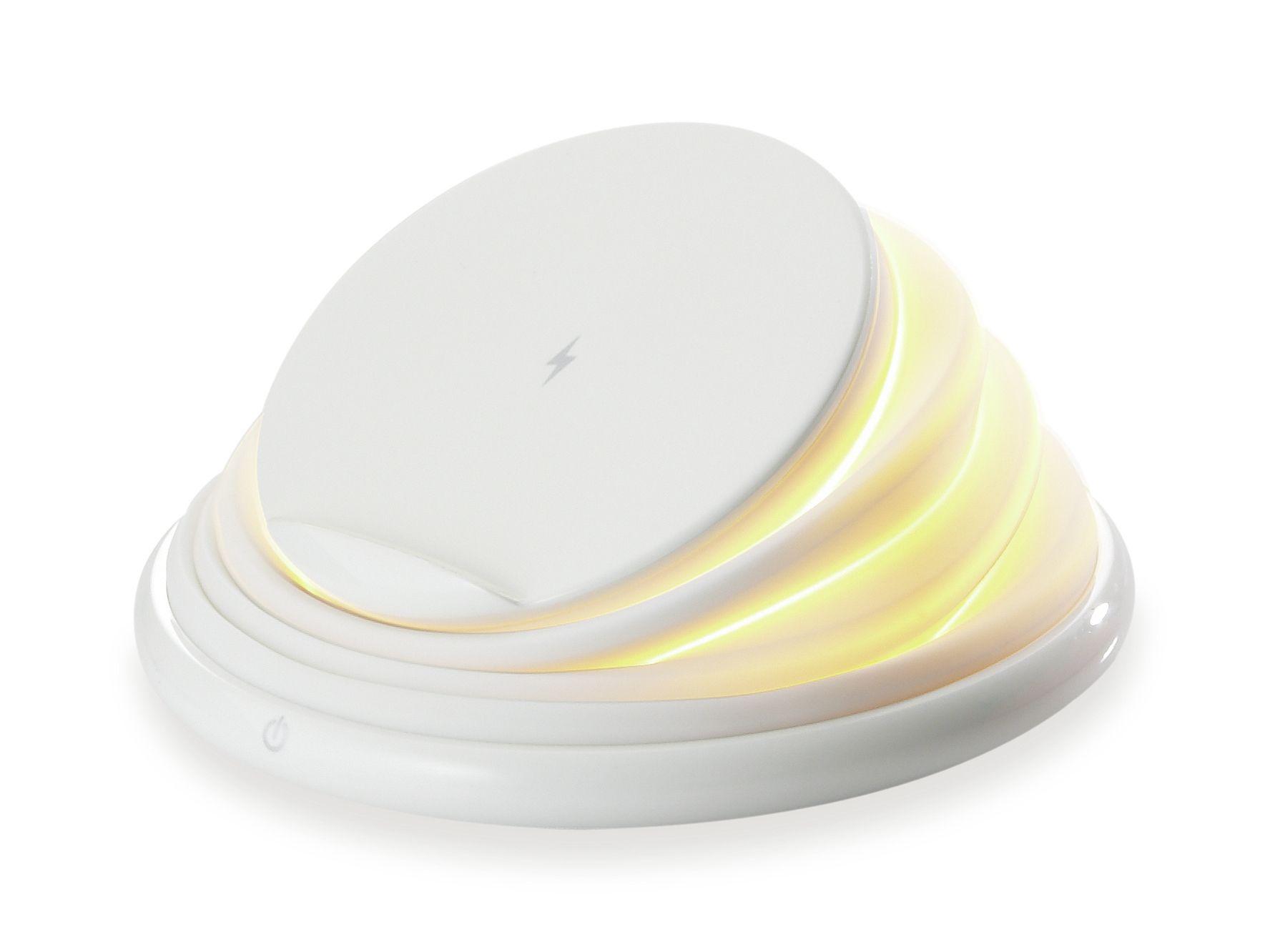 Carregador Sem Fios CONCEPTRONIC GORGON02W (USB - Universal - Branco)