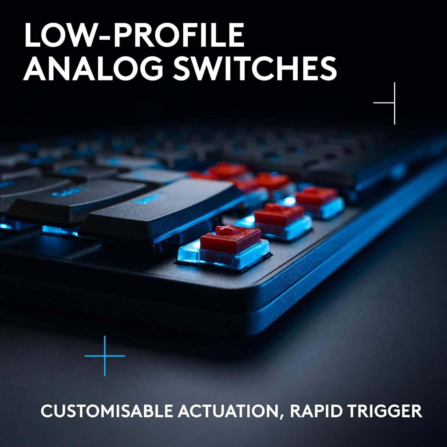 Teclado LOGITECH G515 TKL Rapid (Estados Unidos - Magnético-mecânico analógico - Sem teclado numerico - Preto) — miniatura 4
