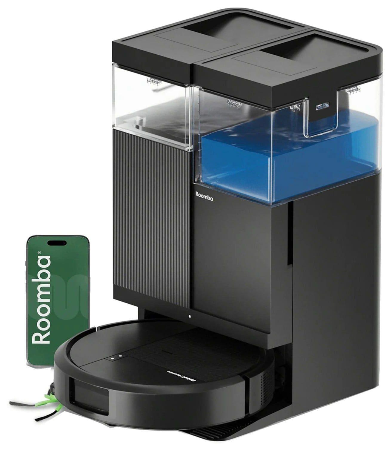 Robot Aspirador IROBOT Roomba Plus 515 N285040 (22 000 Pa - LiDAR - Altura 8,35 cm - Preto)