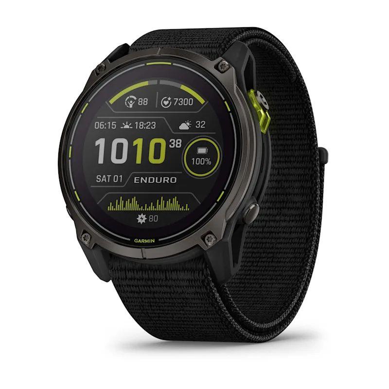 Relógio GPS Multidesportivo GARMIN Enduro 3 SAPPHIRE SOLAR (280 × 280 pixels - 10 ATM - Preto)