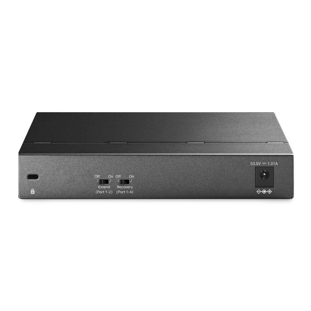 Switch TP-LINK TL-SG1006PP (Gigabit Ethernet - 12 Gbit/s - Cinzento) — miniatura 3