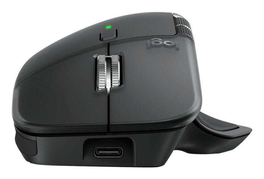 Rato LOGITECH MX Master 4 for Business (Mão direita - 8000 DPI - Laser - Grafite) — miniatura 3