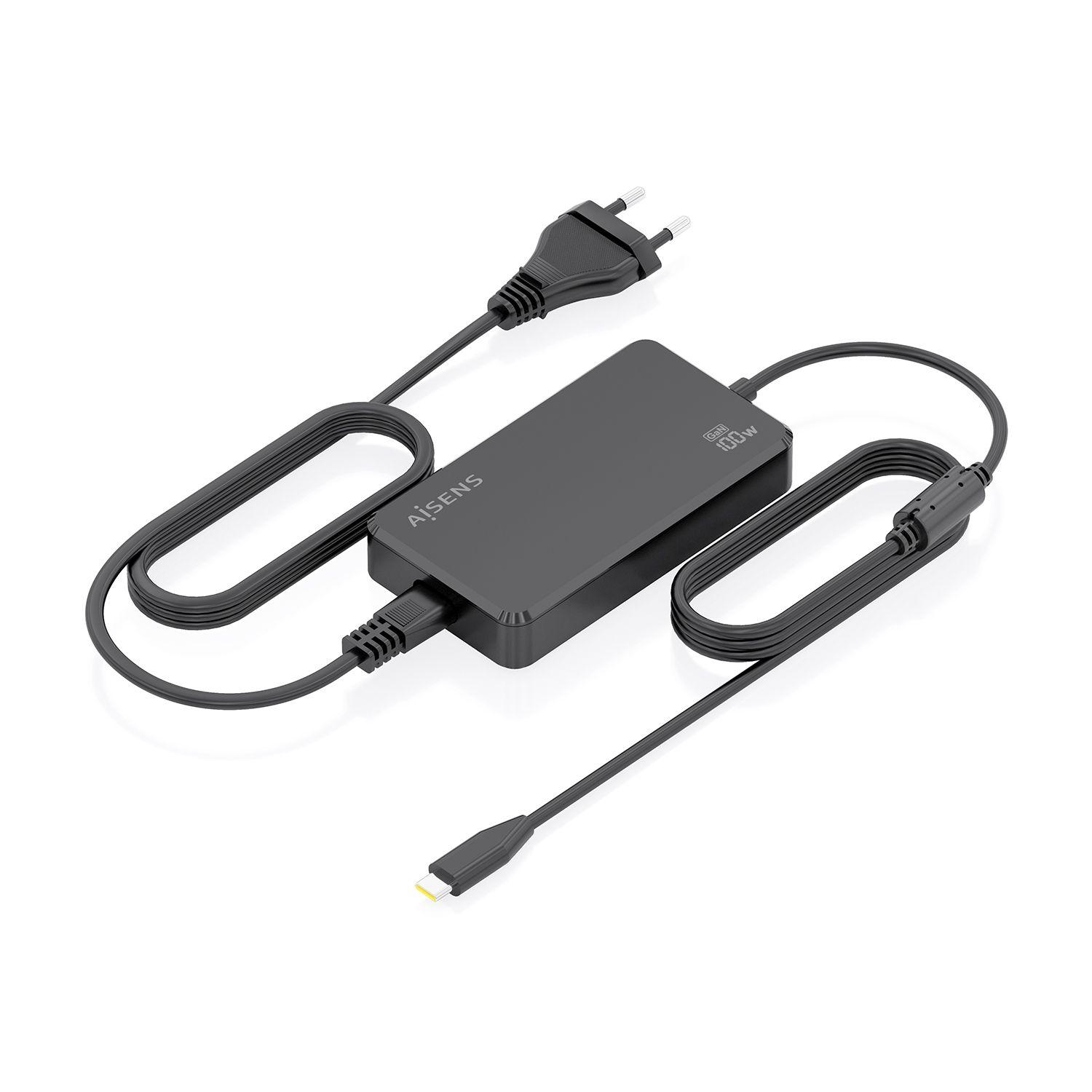 Carregador de Portátil AISENS ASCH-1PD100D070-BK (100 W - AC, DC - Preto), miniatura 2