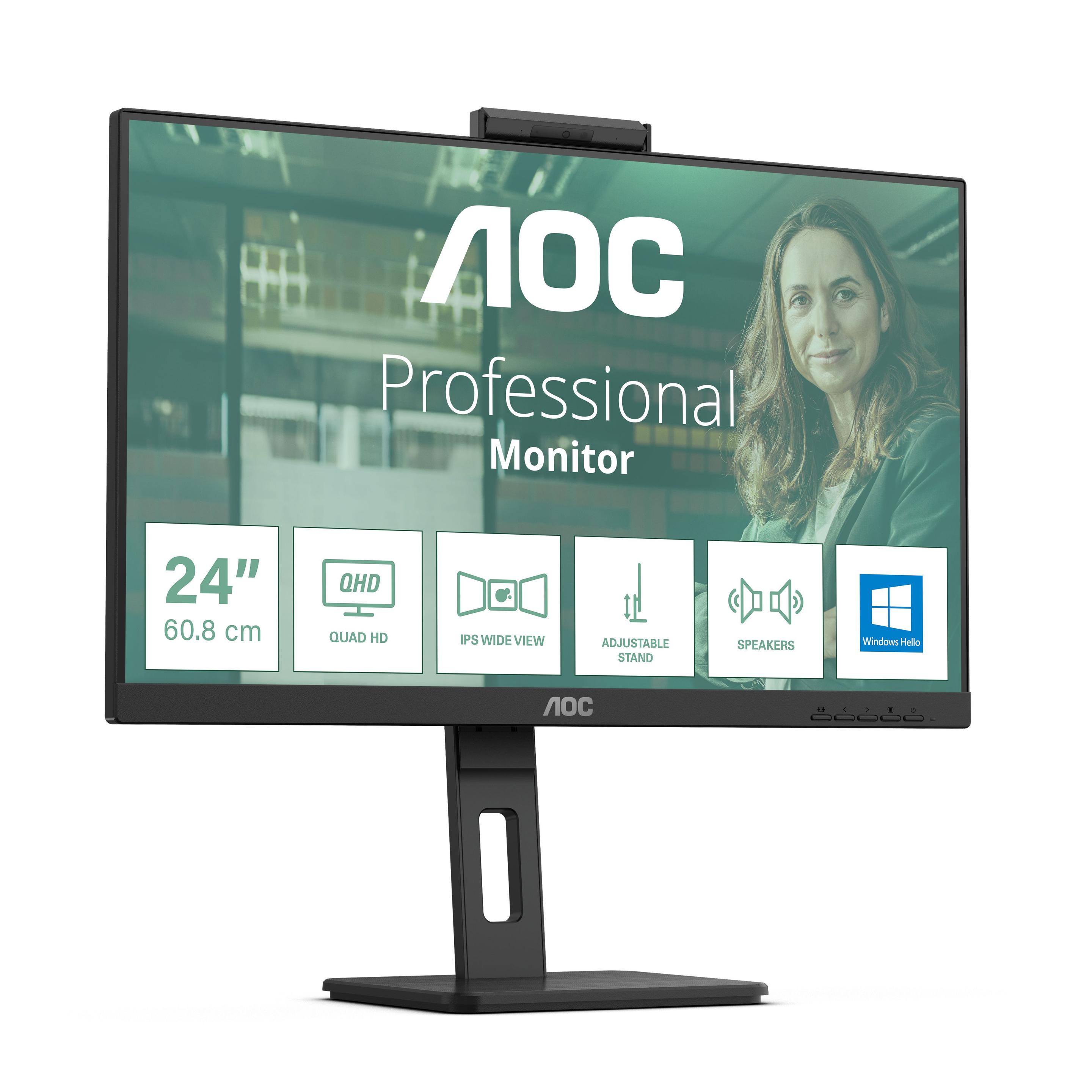 Monitor AOC 24P3CW (23,8" - IPS - 100 Hz - Preto) — miniatura 2