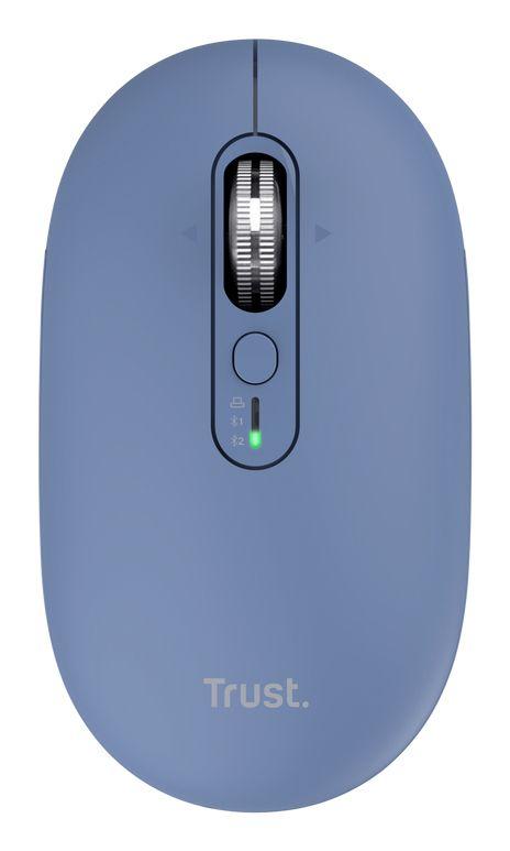 Rato TRUST Seron (Ambidestro - 3200 DPI - Ótico - Azul)