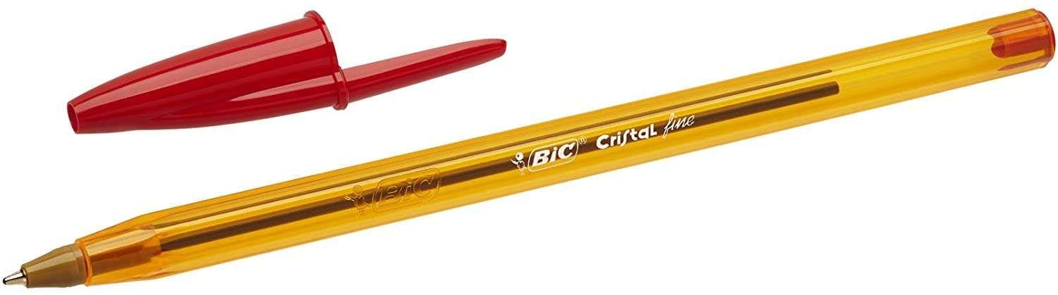 Caneta Esferográfica BIC Cristal Original Fine (Vermelho)