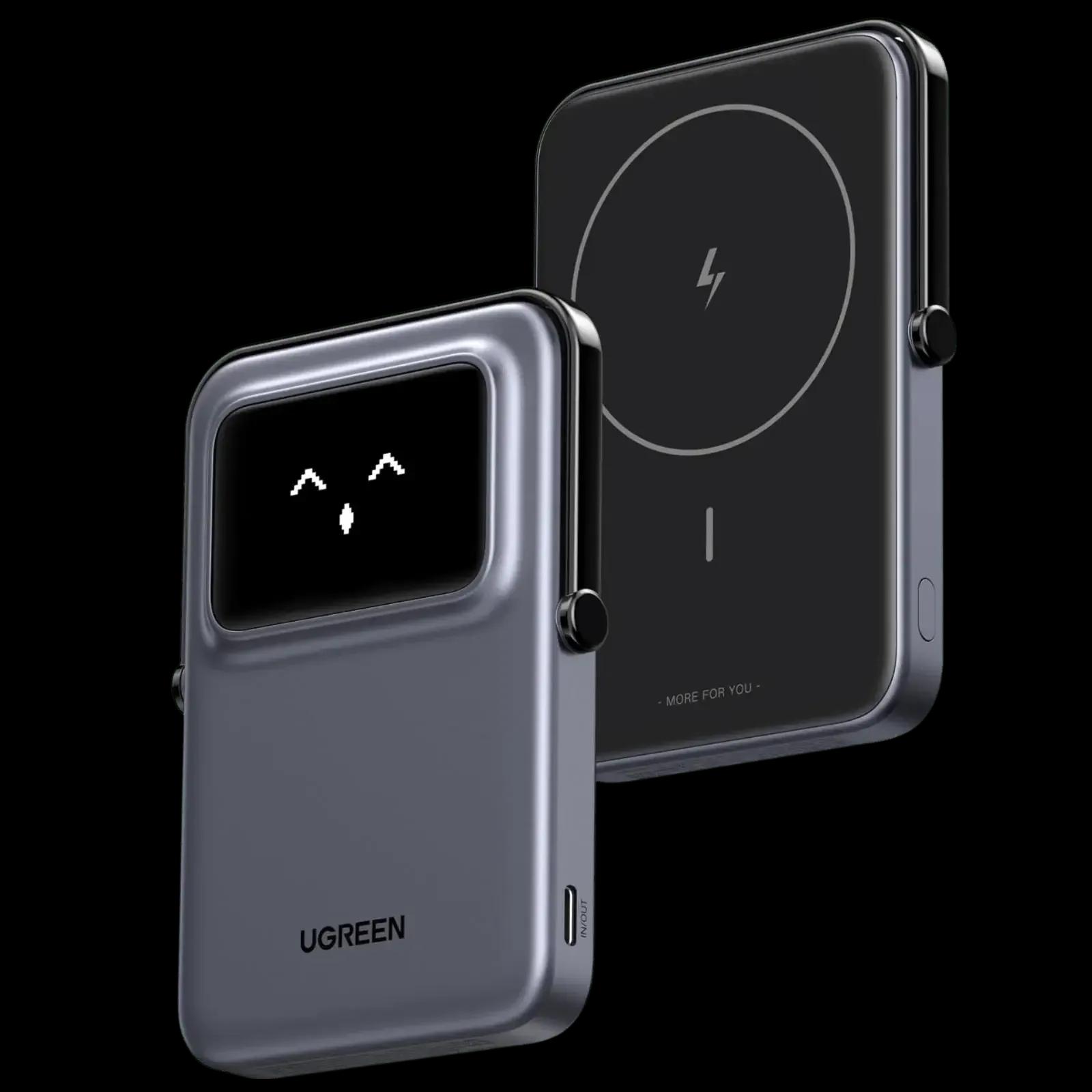 Powerbank Magnética UGREEN PB571 Uno (Telemóveis/smartphones - USB-C - Roxo), miniatura 2