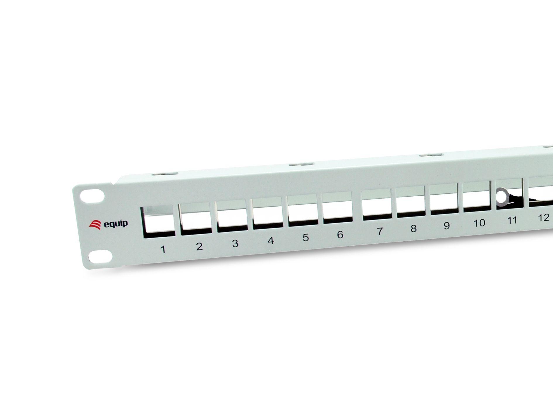 Painel de Patch EQUIP 769326 (1 unidade - Montagem em rack - Cinzento) — miniatura 3