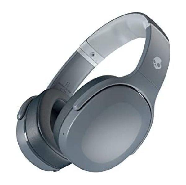 Auscultadores SKULLCANDY Crusher Evo (Binaural - Bluetooth - Supra-aural - Cinzento)