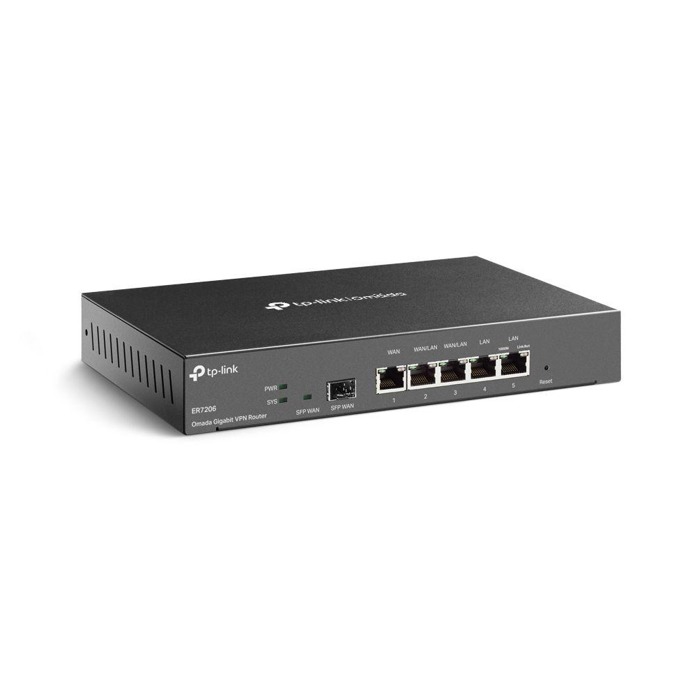 Router com Fios TP-LINK OMADA TL-ER7206 (Gigabit Ethernet - 10, 100, 1000 Mbit/s - Preto) — miniatura 2